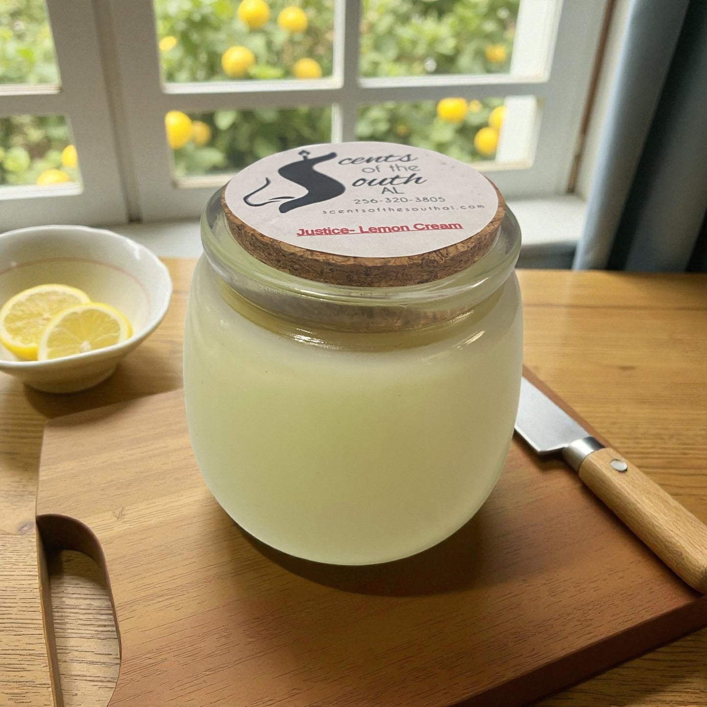Lemon Cream Candle-“Justice”