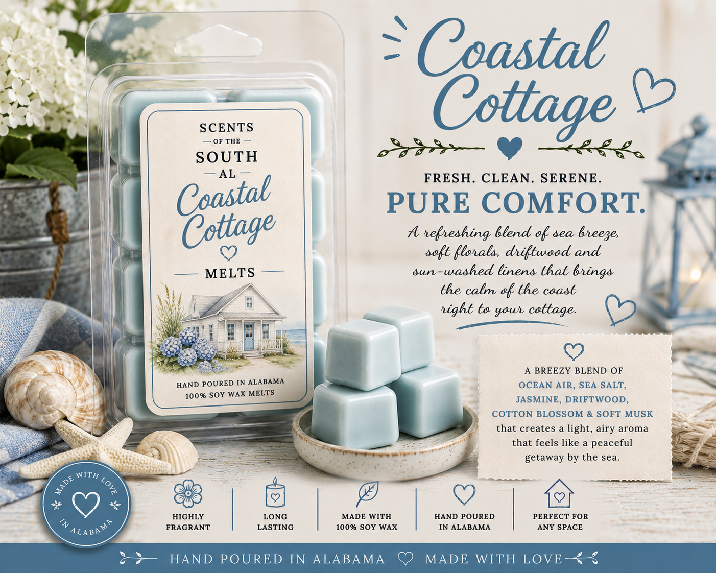 Coastal Cottage melts