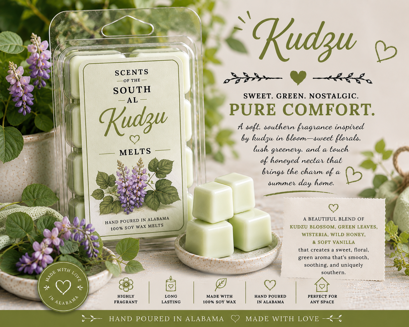 Kudzu Wax Melts
