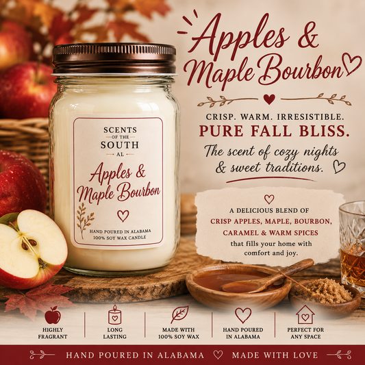 Apples & Maple Bourbon Candle
