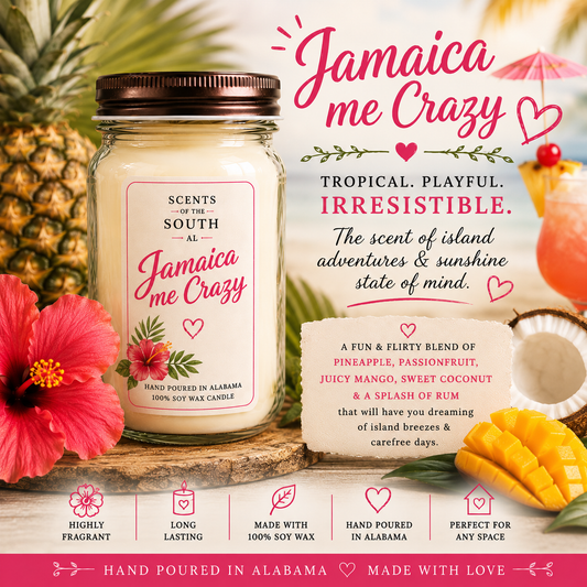 Jamaica Me Crazy Candle