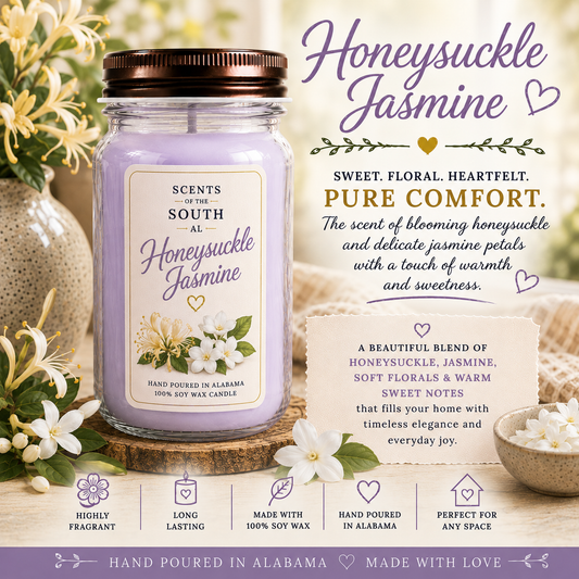 HoneySuckle Jasmine Candle