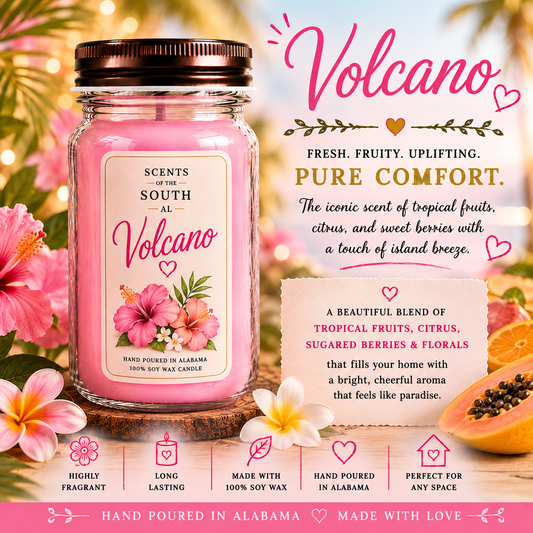 Volcano Candle-“Dawson”