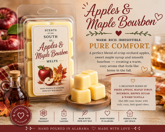 Apples & Maple Bourbon Wax Melts