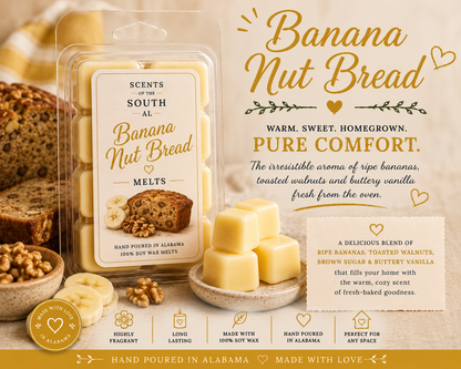 Banana Nut Bread Wax Melts