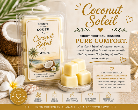 Coconut Soleil Wax Melts