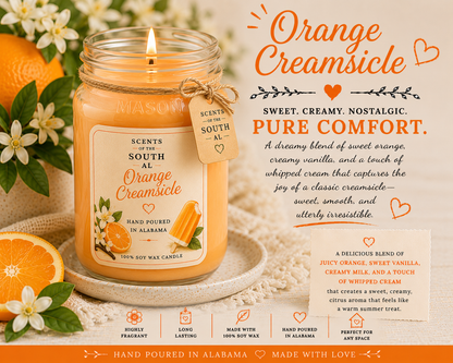Orange Creamsicle Candle