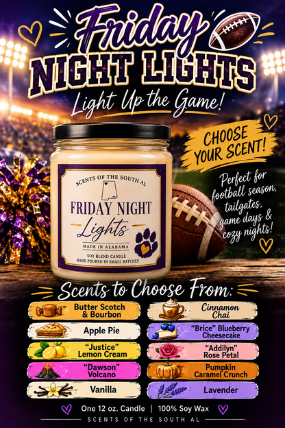Friday Night Lights Limited Edition Candle