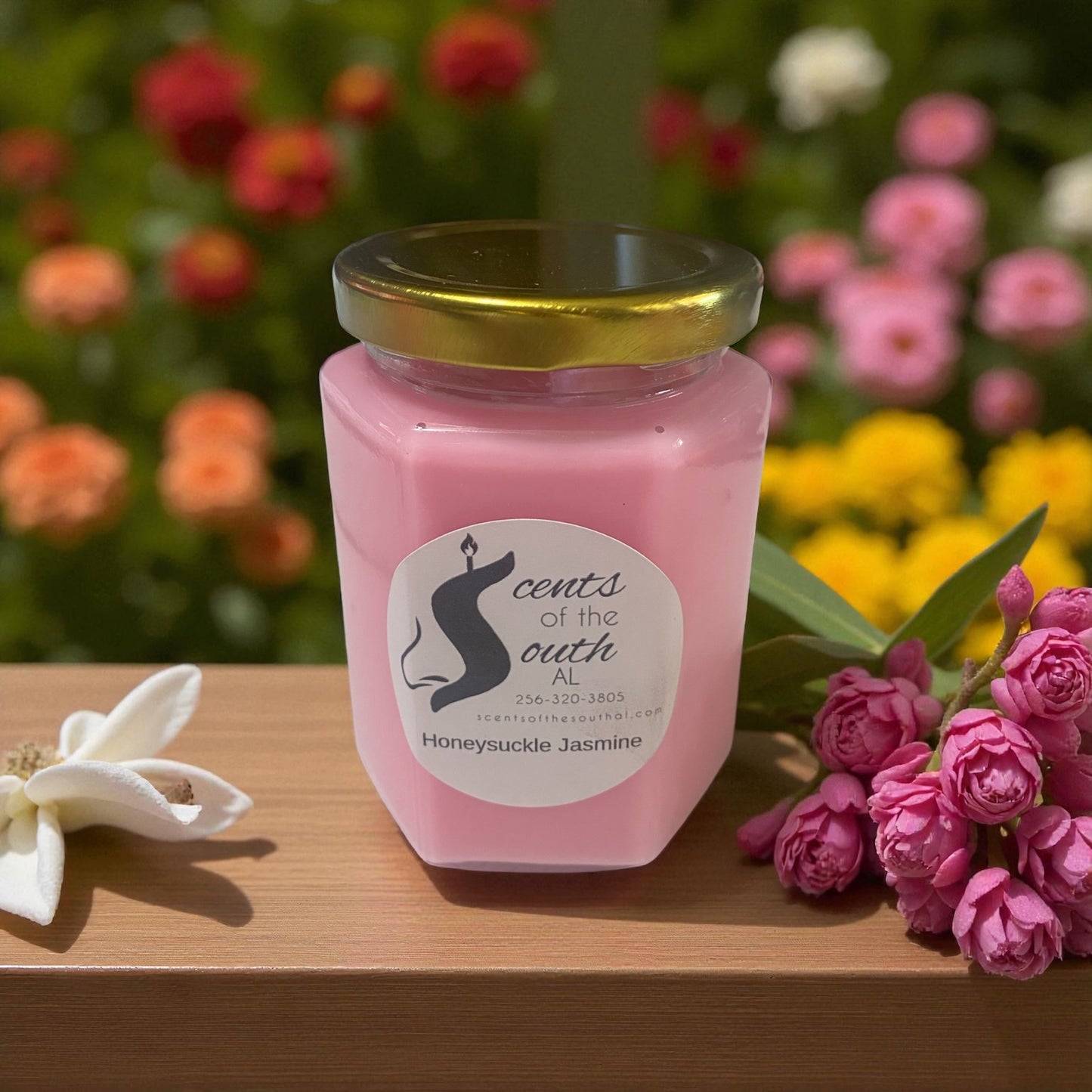 HoneySuckle Jasmine Candle
